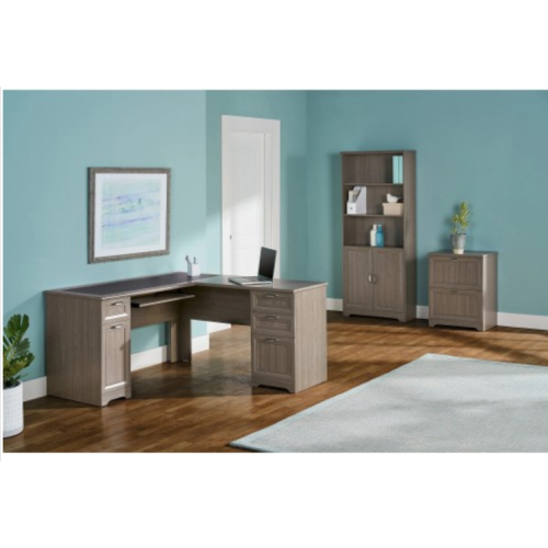 Magellan 59"W L-Shape Corner Desk, Gray