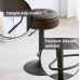 Storage Swivel Bar Stools Set of 2 Counter Height Bar Stools, Adjustable Stool Chair Barstools, Counter stools, Bar stools Dark Brown