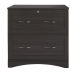 Pelingo 30-1/2"W x 21-13/16"D Lateral 2-Drawer File Cabinet, Dark Gray