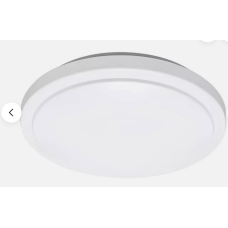 Hampton Bay 16 in. 22-Watt Round LED Ceiling Puff White finish