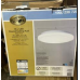 Hampton Bay 16 in. 22-Watt Round LED Ceiling Puff White finish