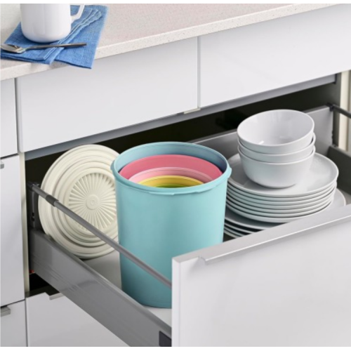 Tupperware Heritage Collection 10 Piece Nested Canister Set in Vintage Colors - Dishwasher Safe & BPA Free - (5 Containers + 5 Lids)