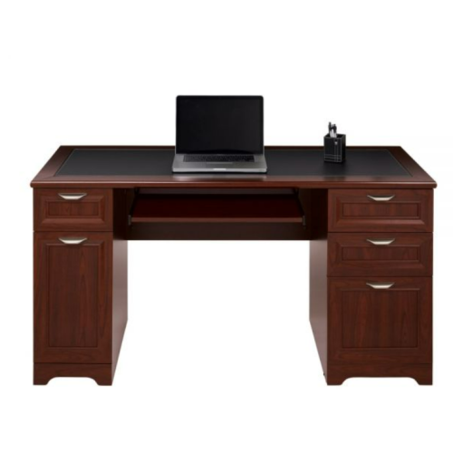 Magellan 59"W Manager's Computer Desk, Classic Cherry