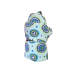 Blue Spa Women's Towel Wrap With Straps Multi Color Geometric Design