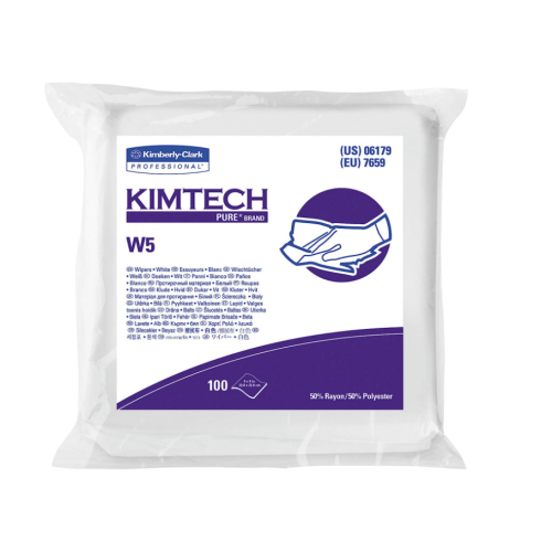 KIMTECH 06179 W5 Critical Task Wipers, 9x9, White, 100 per Pack