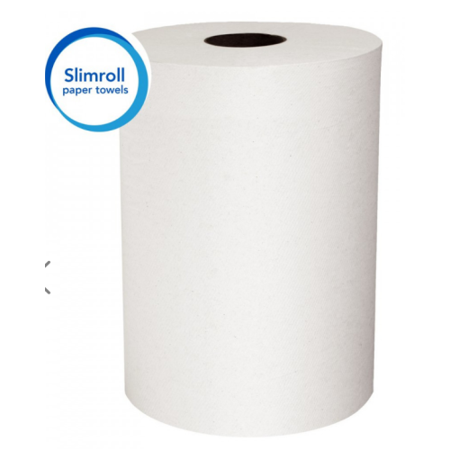 Scott Control Slimroll Towels, 12388, White Paper Towels, 8.0" x 580' | 2 Rolls