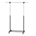 Room Essentials Adjustable Single Rod Garment Rack Black 49x65in. Adjustable