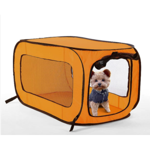 Pooch Pen Solid Pop-up Pet Kennel 32.5"Lx19.5"Wx19.5 L orange