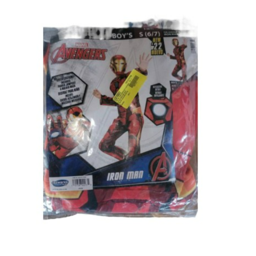 Iron Man Boys Muscle Costume S Kids Child Dress Up Halloween Marvel Avengers