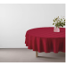 Red Simply Essential™ Solid Windowpane 90 in Round Polyester Tablecloth