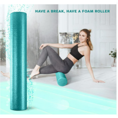 Yes4All High-Density Round EPP Foam Roller 36" for Back, Legs, Exercise, Deep Tissue, and Muscle Massage