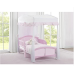 Toddler Canopy for Kids Bed White Pink Children's Room for Little Kids Girls