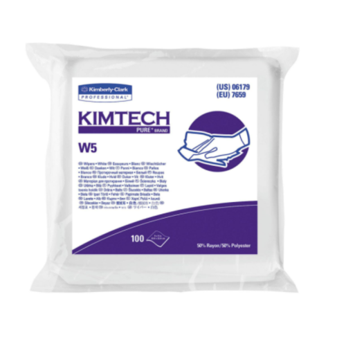 KIMTECH 06179 W5 Critical Task Wipers, 9x9, White, 100 per Pack