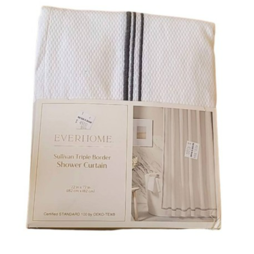 Everhome™ Sullivan 72-Inch x 72-Inch Shower Curtain in Iron Gate