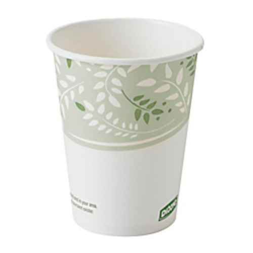 Dixie EcoSmart Hot Cups, Paper PLA Lining, Viridian, 8oz, 50/Pack