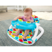 Fisher-Price Deluxe Sit-Me-Up Floor Seat with Toy-Tray Happy Hills