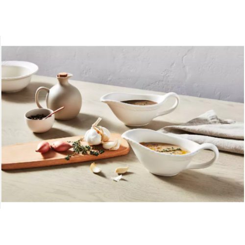 Bee & Willow Vine Harvest Gravy Boats in Cream (Set of 2)