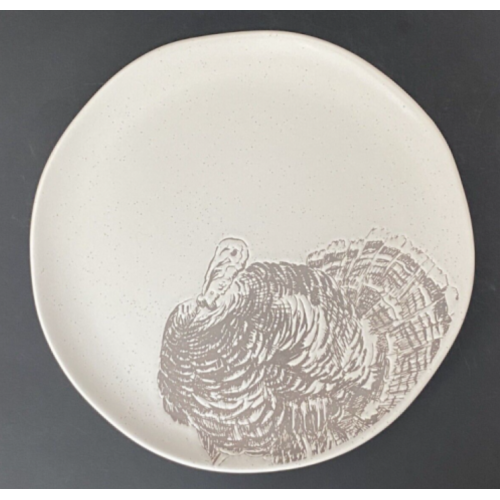 Bee & Willow™ Turkey Motif Appetizer Plates (Set of 4)