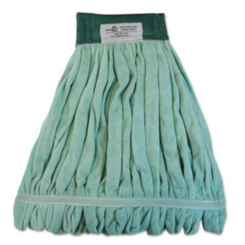 Boardwalk Mwtlgct Microfiber Looped-End Wet Mop Head, Large, Green