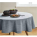 Our Table™ Textured Round Tablecloth - Navy, 90 in