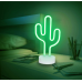 LED Cactus Neon Signs Green Cactus Light