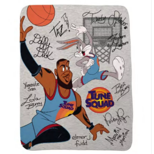 Space Jam Plush Throw