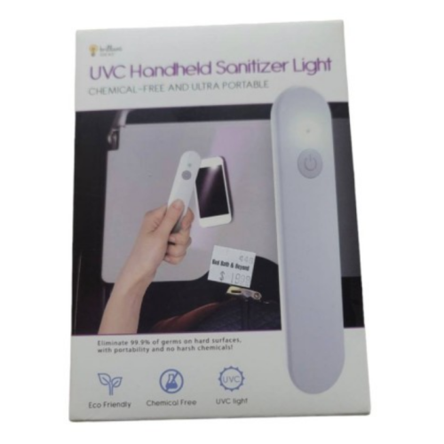 UVC Handheld Sanitizer Light, 4 AAA Batteries Ultra Portable Chem-Free, NIB