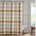 Bee & Willow™ 72-Inch x 72-Inch Tonal Check Shower Curtain in Gold