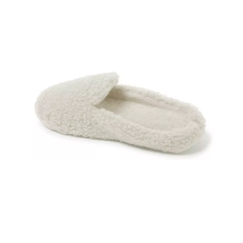 Nestwell™ Small Cozy Teddy Sherpa Mule Women's Slippers in Ivory size 5-6