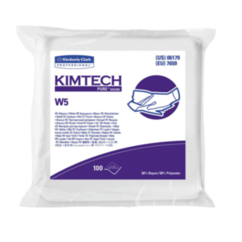 KIMTECH 06179 W5 Critical Task Wipers, 9x9, White, 100 per Pack