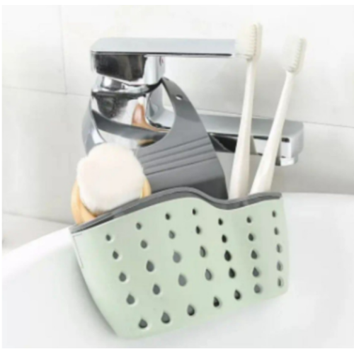 Kitchen Organizer Sink Basket Dish Cleaning Sponge Holder Soap Screening