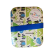 All Boxed Up Eco Friendly Lunch Box - Blue/Green Elephants Sahara Desert