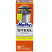 Hefty Steel Custom Fit B Size Drawstring Trash Bags, Black, Unscented 20 Ct