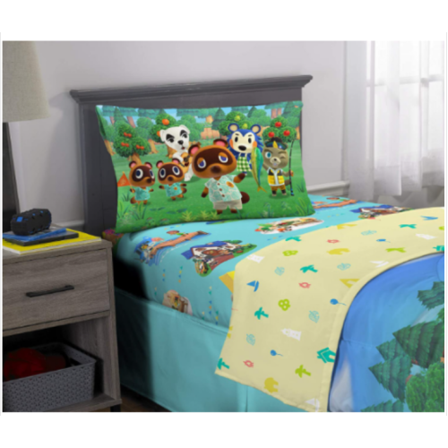 Animal Crossing 3 Piece Twin Sheet Set