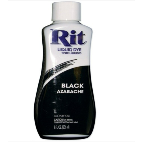 RIT 236ml Black Fabric Dye Clothes All Purpose Liquid Cloth Tie Colours Cotton