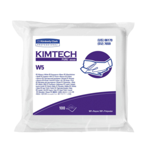 KIMTECH 06179 W5 Critical Task Wipers, 9x9, White, 100 per Pack