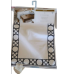 Everhome™ Cane 90-Inch Embroidered Table Runner in White/Navy