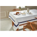 Everhome™ Hotel Border 60-Inch x 84-Inch Oblong Tablecloth in Maritime Blue