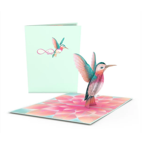 Lovely Hummingbird Pop-Up Card