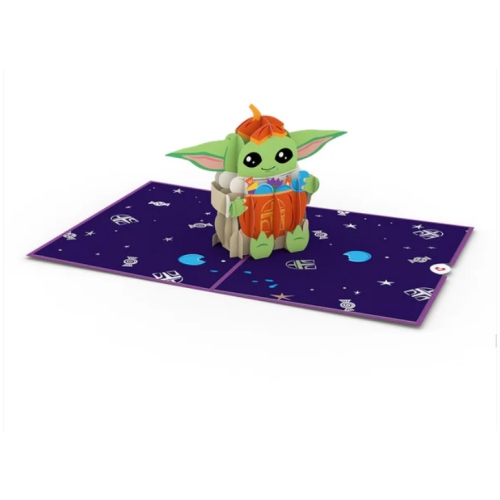 Lovepop Star Wars™ The Mandalorian™ Grogu™ No Tricks All Treats Pop-Up Card