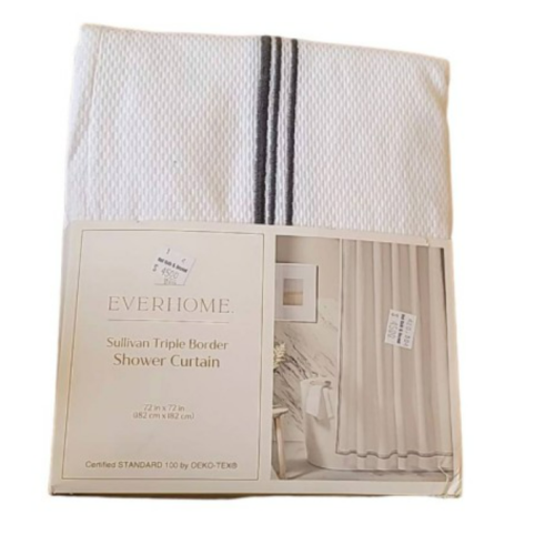 Everhome™ Sullivan 72-Inch x 72-Inch Shower Curtain in Iron Gate