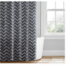 Simply Essential™ Chevron Cotton Shower Curtain 72 x 72 Gray