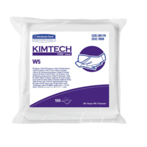 KIMTECH 06179 W5 Critical Task Wipers, 9x9, White, 100 per Pack