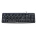 Slimline Corded USB Keyboard – Black