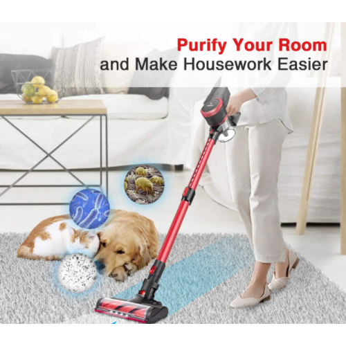 MOOSOO Cordless Vacuum Powerful Stick Vacuums K23