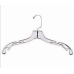 Heavy Weight 17 inch Clear Plastic Dress Hangers 10 Ct