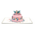 Floral Birthday Cake Pop-Up Card Lovepop