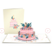 Floral Birthday Cake Pop-Up Card Lovepop