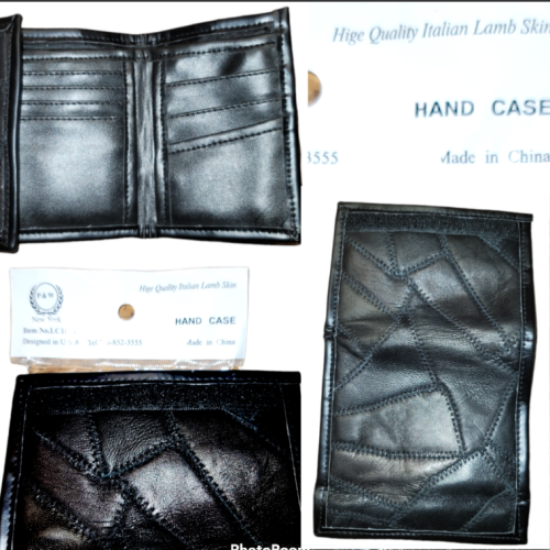 Brand New Billfold wallet high quality 100% lamb skin leather