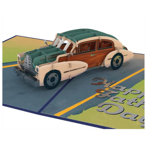 Father’s Day Classic Car Pop-Up Card